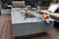 Gas fire pit table on the terrace 2 in 1 with the power of a real fireplace - durable concrete surface