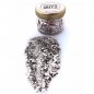 Glitter třpytky na obličej - glitrové lesklé ozdoby na tělo a vlasy - prach 10g Silver (Stříbrný)