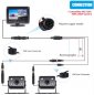 Wasserdichter Monitor für Boote/Yachten/Maschinen 7" AHD LCD mit Schutz (IP68) + 2 Kameraeingänge