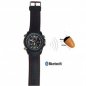 Bezprzewodowa niewidzialna słuchawka Agent 008 + zegarek Bluetooth