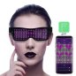 LED svítící brýle Smart ovladatelné přes app smartphone (text + animace)