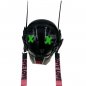 LED Rave Helmet - Cyberpunk Party 4000 with 12 multicolour LEDs