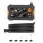 Endoscope camera FULL HD + 4,3" display + cam with 8x LED lights with 5m cable + IP67