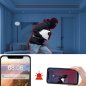 Wifi kamera špionážna 24/7 + FULL HD + 140° uhol + 4x IR LED + PIR detekcia pohybu