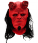 Obrazna maska Hellboy (Hudiček) - za otroke in odrasle za noč čarovnic ali karneval