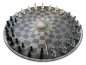 Sjakk for tre- 3dimensjonalt rundt sjakkbrett for 3 personer (3-manns sjakk) med  55 cm diameter