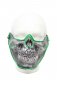 Máscara de fiesta LED - calavera verde