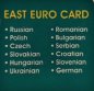 Langue carte SD en traducteur Comet V4 (Europe de l'Est)