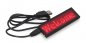 Placa de identificación LED - Rojo 9,3 cm x 3,0 cm