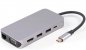 Концентратор 10 в 1 - USB-C, аудио, LAN, HDMI, VGA, SD, Micro SD, 3x USB 3.0