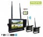 Draadloze achteruitrijcamera - 2x wifi VGA-camera + 7" TFT-monitor met DVR-opname (Audio + Video)