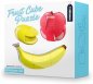 Cubo de frutas - cubos lógicos del juego de rompecabezas - plátano + manzana + limón
