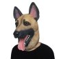 Deutscher Schäferhund - Gesichts- und Kopfmaske aus Silikon für Kinder und Erwachsene