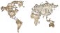 Carte technique murale 3D en bois 8 couches 140x82cm avec une épaisseur jusqu'à 24mm - Monde de la mécanique