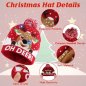 Hata Nollag le pom pom - Soilsigh beanie le LED - OH FIANN