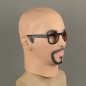 Maschera in lattice di silicone da uomo calvo - per adulti per Halloween o carnevale