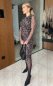 Dámske tigrované midy šaty - ETHEREA - fashion Julzz