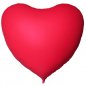 Valentýnské srdce jako XXL velké - srdce jako balon z fólie 140 cm