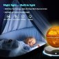 Levitující glóbus magnetický vznášející se s LED osvětlením barevným RGB - 10 efektů