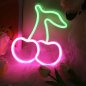 TREŠNJA - Reklamni LED svjetleći neonski logo svjetlosni natpis na zidu