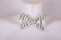 Light up bow tie for party - white dotted