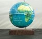 Vznášející se svítící globus velký až 8 "+ podstavec imitace dřeva