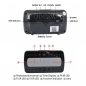 Jam alarm Wifi Kamera Full HD + 10 LED IR + Deteksi Gerakan + catu daya AC / DC