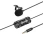 Professional lapel Microphone with Jack 3,5mm (photo, tablet, PC) 78 db - Boya BY-M1 Pro Ⅱ