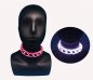 LED lysende blinkende halskæde - Pink blå