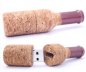 Chave USB engraçada - Garrafa de vinho feita de cortiça