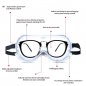 Safety googles - protective and transparent