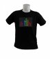 T-shirt brillante - stile chitarra