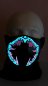 Valgustav mask Lycan – helitundlik