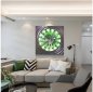 3D metal wall art painting - Light up in 20 RGB colour - Circle 50x50cm