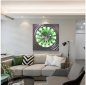 3D metal wall art painting - Mag-ilaw sa 20 RGB na kulay - Circle 50x50cm