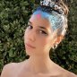 Třpytky na tělo - glitrové lesklé ozdoby na obličej a vlasy - Glitter prach 10g (Modro fialový)