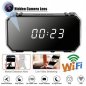 Wi-Fi špijunska 4K kamera skrivena u budilici + otkrivanje pokreta + noćno viđenje 8 IR