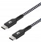 USB-C na USBC SuperCord kabel s brzinom punjenja do 100W - crni