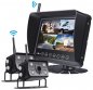 Waterproof camera SET with AHD for boat/yacht/boat/machine/car - 7" LCD monitor + 2x WiFi cameras