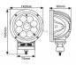 ไฟ LED ทำงานทรงพลัง 9 x 5W (45W)