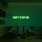 Beleuchtung von 3D-LED-Schildern an der Wand - DON´T STOP ME 100 cm