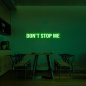 照亮墙上的 3D LED 标志 - DON´T STOP ME 100 cm