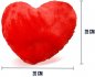 Vyhřívací polštář ve tvaru srdce - plyšový Hřejivé polštářky