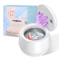 Čistič zubních protéz 210ml / kartáčků / saviček / šperků 45kHz ultrazvukový čistič UV C 360°