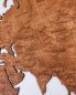 Wall maps wooden - color oak 150 cm x 90 cm