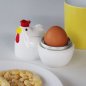 جهاز طهي البيض بالميكروويف 1 قطعة - طباخ البيض الفوري الصغير المحمول - دجاج