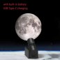 Moon and Earth projector - portable mini pocket projector - up to 2m projection