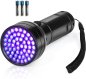 Baterka s uv světlem - UV detekční baterka světlo 395nm ultrafialová s 51x LED výkonem