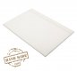 Tapis en cuir blanc pour bureau ou table de travail - Cuir luxueux