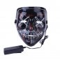 Purge halloweeni mask - LED helesinine